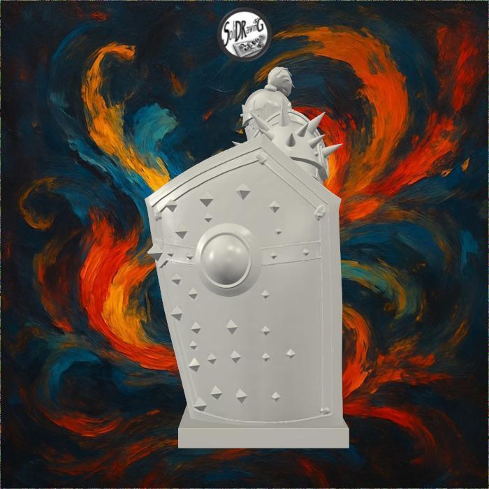 Spiked Medieval Knight Armor Statue – SoliDRawinGs SG778