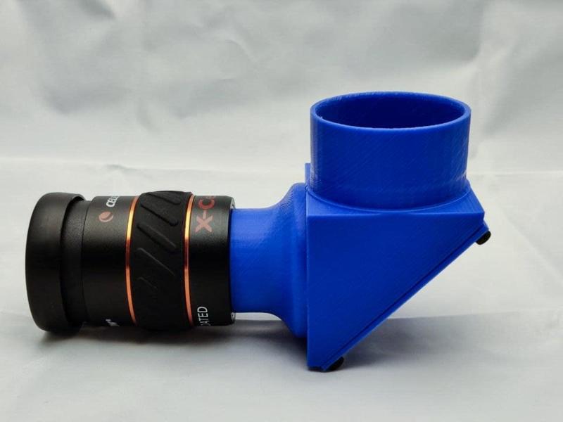 90° Diagonal mirror with 2.5" to 1.25" adaptor