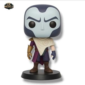 Jhin Chibi Figure League of Legends 3D Model
