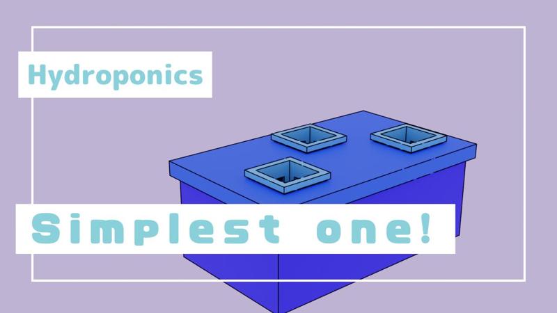 Hydroponics simple kit