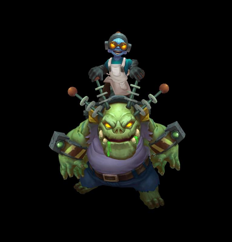 Zombie Nunu & Willump League of Legends 3D print model