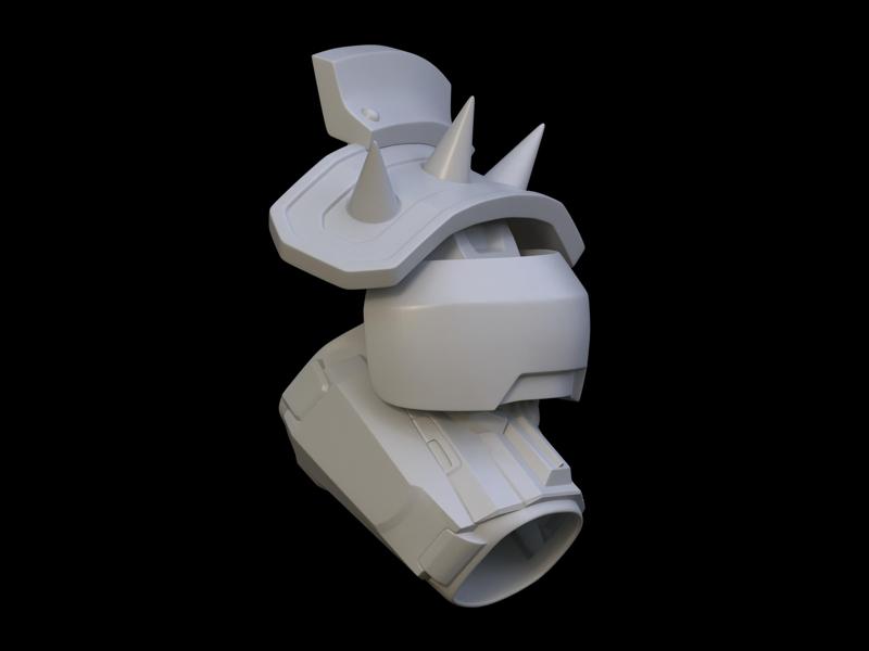 Full Metal shoulder pad 3d print file