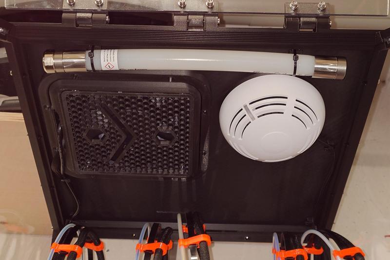 EnXlosure with Smoke Detector and Filter and BlazeCut
