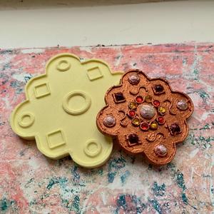 Medieval brooch base for costuming, etc.