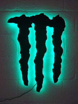 Wallart offset (example monster energy logo)