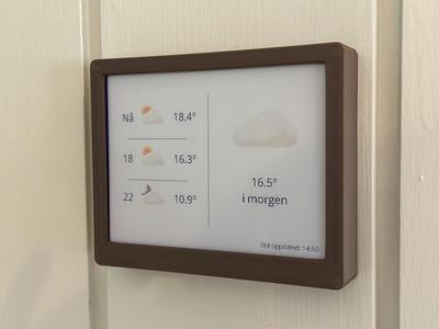Wallmount for Waveshare Pico e-Paper 5.65