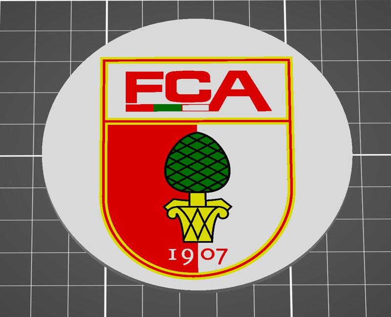 FC Augsburg Coaster / Beermat