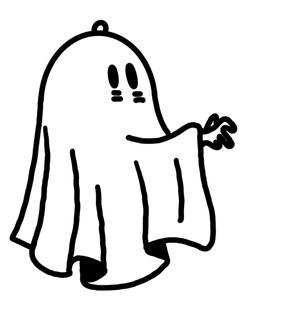 ghost keychain