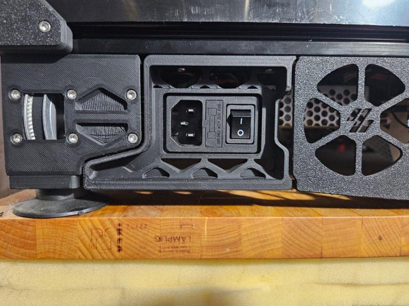 Voron 2.4 300 Side Skirt With Power Inlet