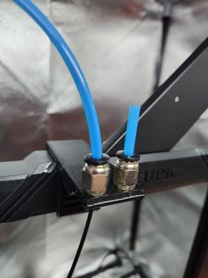 Dual M6 PTFE Adapter Filament Guide - AnyCubic Kobra Neo