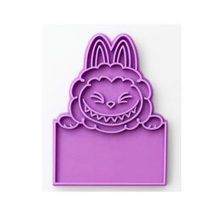 LABUBU COOKIE CUTTER WITH SLATE