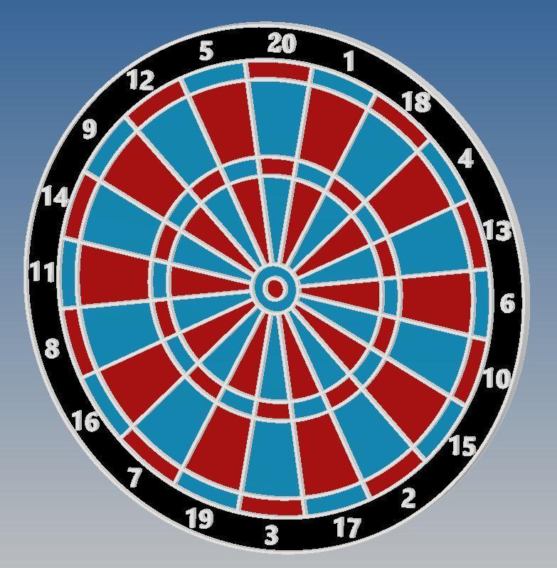 Terč (darts) - podtácek