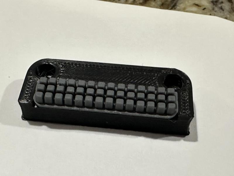 Voron 2.4 A1 Bambu Silicone Brush Wiper