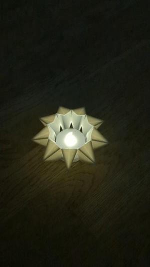 Tea Light Star Christmas Ornament