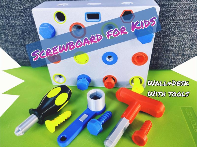 Kids Workspace - Activity Board for Desk and Wall