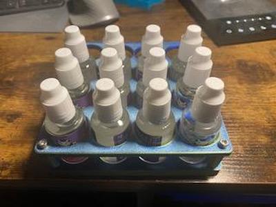 Vape rack for 30ml juice bottles
