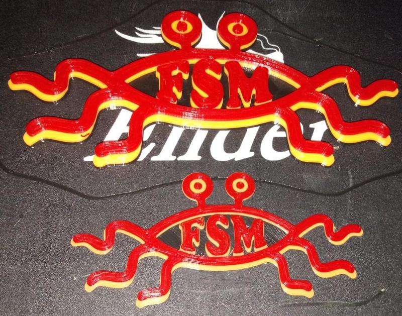 Flying Spaghetti Monster "Fish" CotFSM