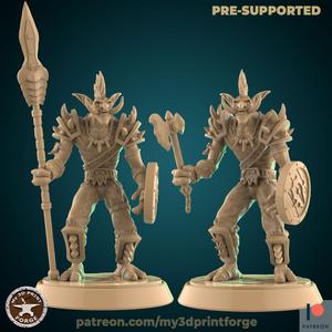 Troll Warrior with weapon swap spear or axe