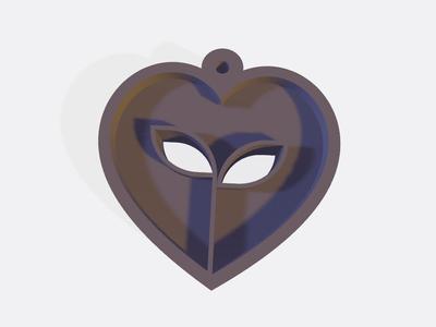 Keychain heart
