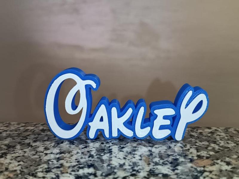 Oakley Disney Name Sign Decorated Room child Birth
