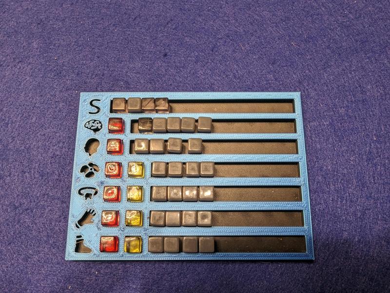 Kingdom Death Monster Player Board
