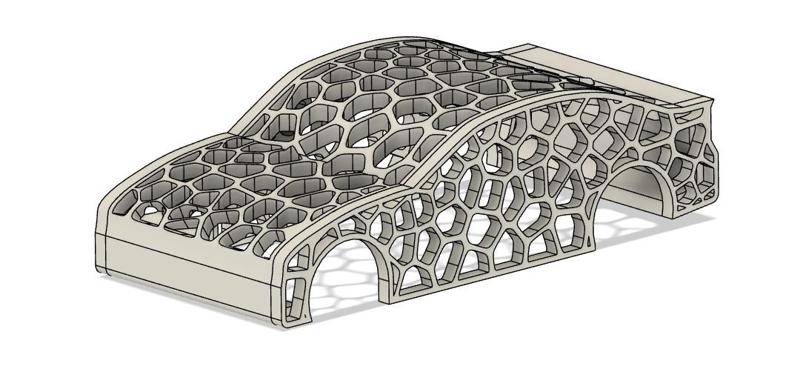 Voronoi Car ART 3D model