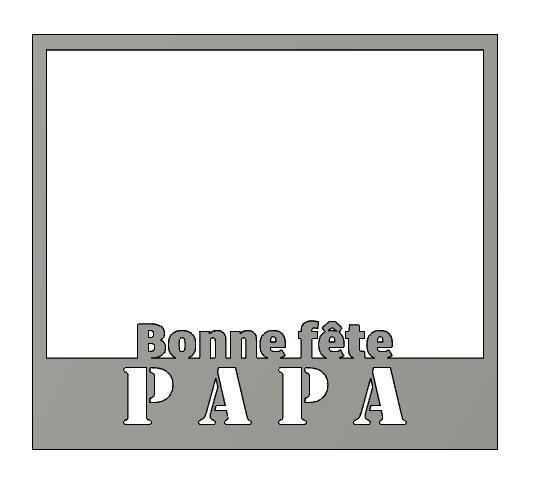 Insert for Father's Day Photo Pot