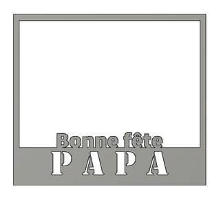 Insert for Father's Day Photo Pot