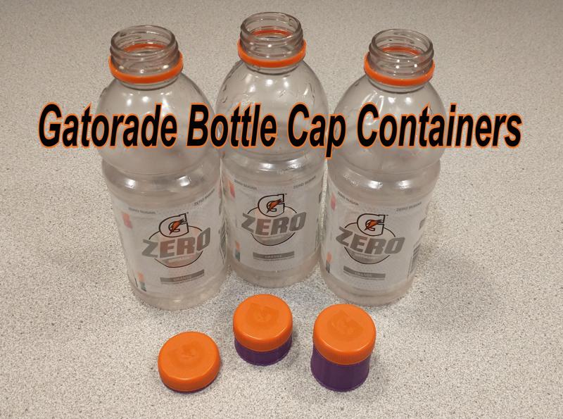 Gatorade Bottle Cap Containers