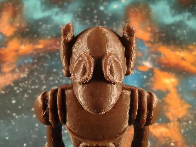 Rahtro 3.75 inch Articulated Action Figure Space Robot Alien Planetary Explorer Modules