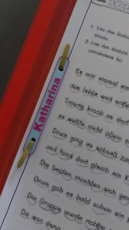 loose-leaf binder cover A4