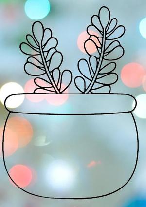 Succulent 6 Cookie Cutter