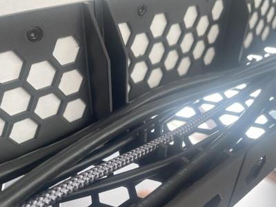 Cable Channel for Desk Back Panel