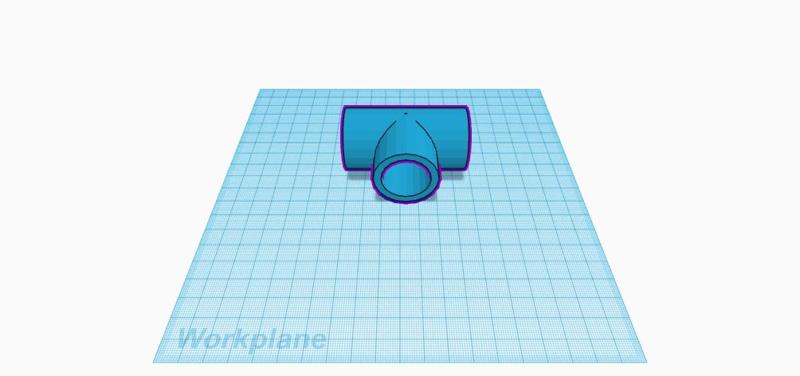 PVC T Connector (for 3/4" pipe)