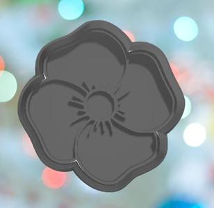 Wicked Red Flower Cookie Cutter