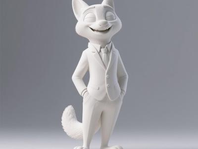 Zootopia Nick creative ornament