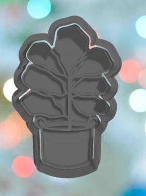 Fiddle Leaf Plant Cookie Cutter