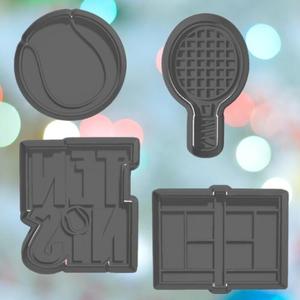 Tennis Cookie Cutter Set
