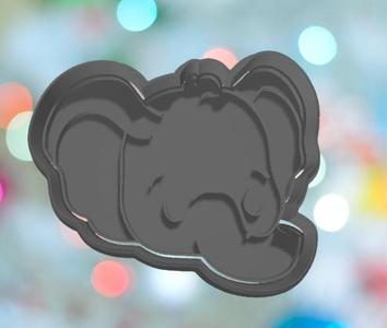 Safari Elephant Face Cookie Cutter