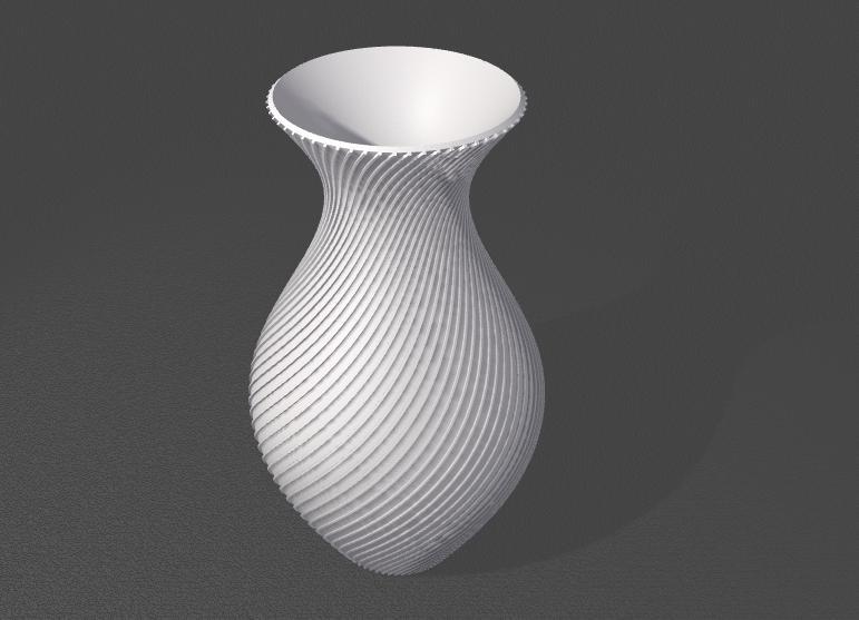 Right Twist Vase