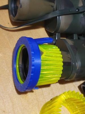 Eclipse Solar Filter Holder for Binoculars, Robust w Sleeves OD42 + OD50