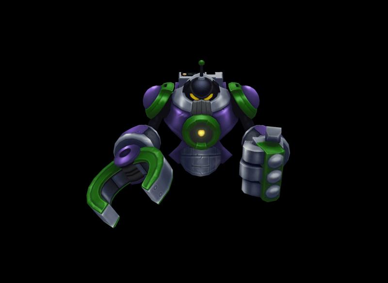 Battle Boss Blitzcrank League of Legends 3D print model