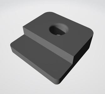 Kitchen door glass holder