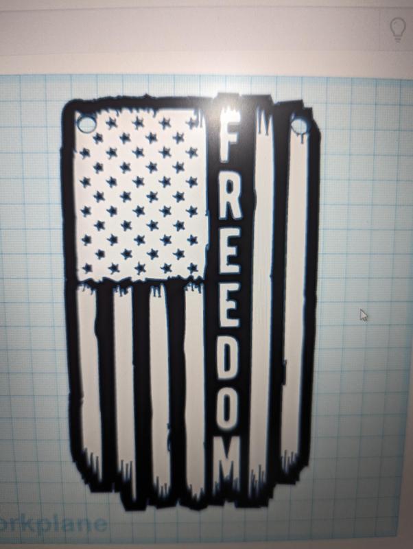 Freedom Flag Sign