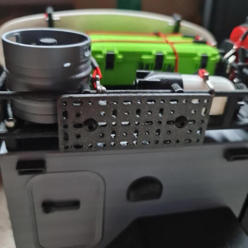 Trailer Roof Rack holders - Zip Ties Board