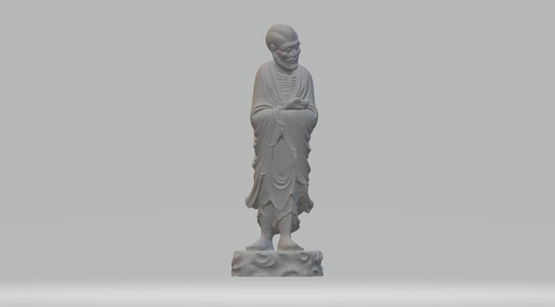Monk Ascetic Ornaments 3D print model