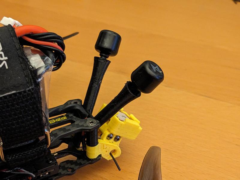 Walksnail Dual Antenna mount for Master 5 V2 Frame from Speedybee
