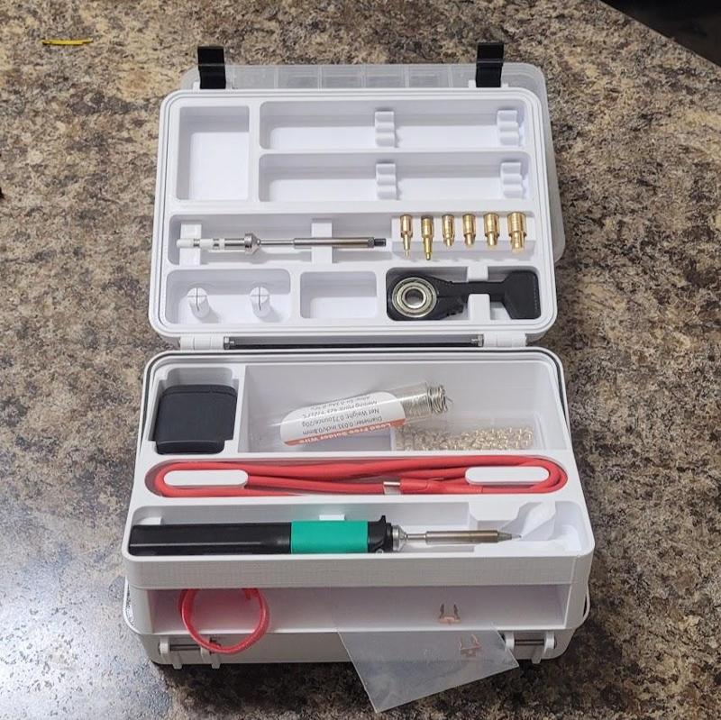 American Bottom Insert for  Pinecil All in One Storage Box