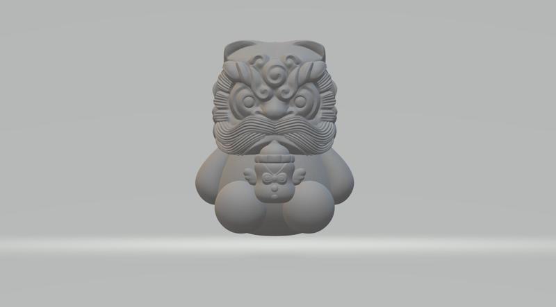 Chinese Mythical Creature Qilin 3D print model