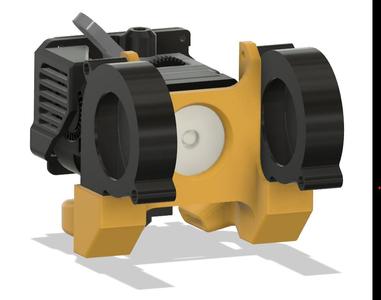 Spriteblower - Dual 5015 Duct for Sprite Extruder